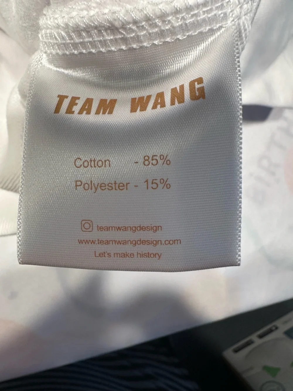Team Wang zip-up jacket a size 1 ( med/lg) EUC